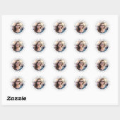 Custom Birthday Girl Photo Envelope Seal Sticker  (Feuille)