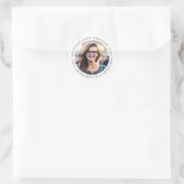 Custom Birthday Girl Photo Envelope Seal Sticker  (Sac)