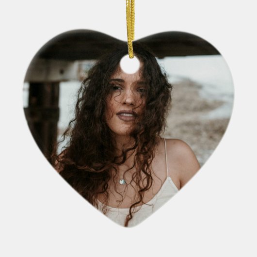 Custom Birthday Ornament with Photo & Message (Voorkant)