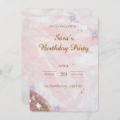 Custom Birthday Party Invitation (Devant / Derrière)