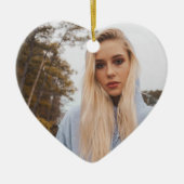 Custom Birthday Photo Ornaments – Keepsakes Keramisch Ornament (Voorkant)