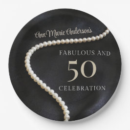 Custom Black 50 and Fabulous Papieren Bordje