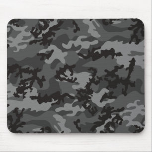 Custom Black Camo Mousepad Muismat