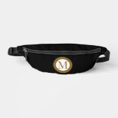 Custom Black & Gold Center Seal Monogram (Recto)