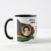 Custom Black History Maand KATHERINE JOHNSON Quote Mok (Links)