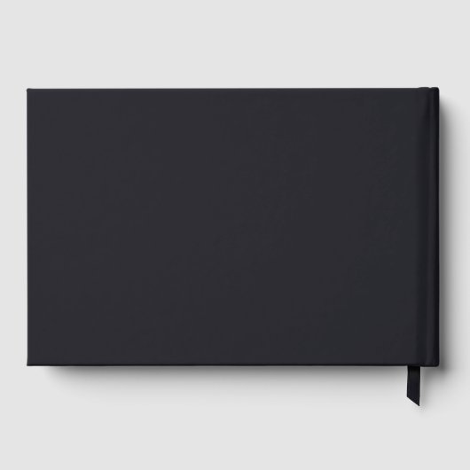 Custom black simple Design Add Photo or Text (Verso)