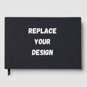 Custom black simple Design Add Photo or Text (Recto)