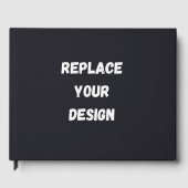 Custom black simple Design Add Photo or Text (Recto)