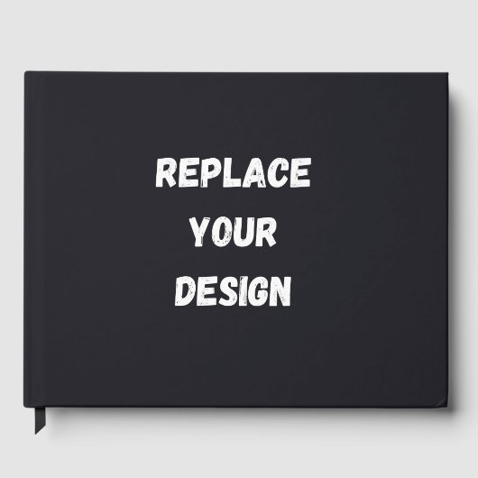 Custom black simple Design Add Photo or Text (Recto)