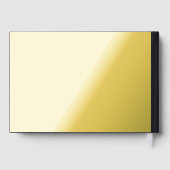 Custom black simple Design Add Photo or Text Gastenboek (Achterkant)