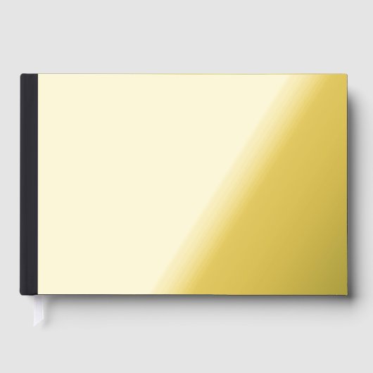 Custom black simple Design Add Photo or Text Gastenboek (Voorkant)