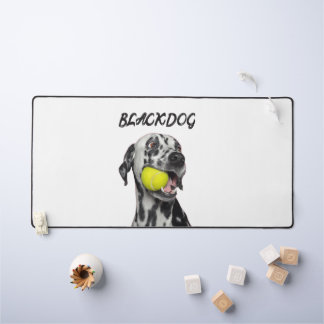 Custom Black & White Dog Throw pillow  Bureaumat