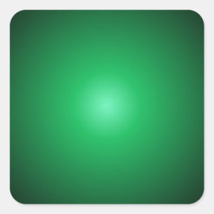 Custom Blank Trendy Elegant Sjabloon Groene Kleur Vierkante Sticker