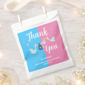 Custom Blauw Roze Geslacht Onthullen Partij Dank u Bedankzakje (Geknipt)
