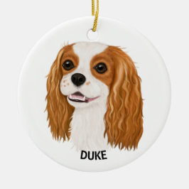 Custom Blenheim Cavalier King Spaniel Keramisch Ornament