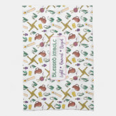 Custom Blessed Imbolc Light Renewal Brigid  Theedoek (Verticaal)