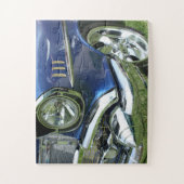 Custom Blue 1957 Chevy Car Legpuzzel (Verticaal)
