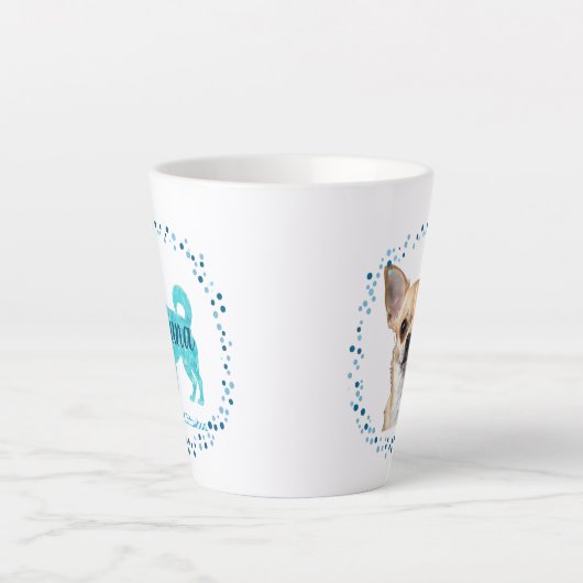 Custom Blue Chihuahua Mug Photo Personalized (Devant)