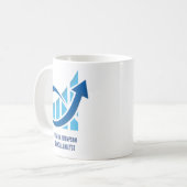 Custom Blue Finance Mug (Devant gauche)