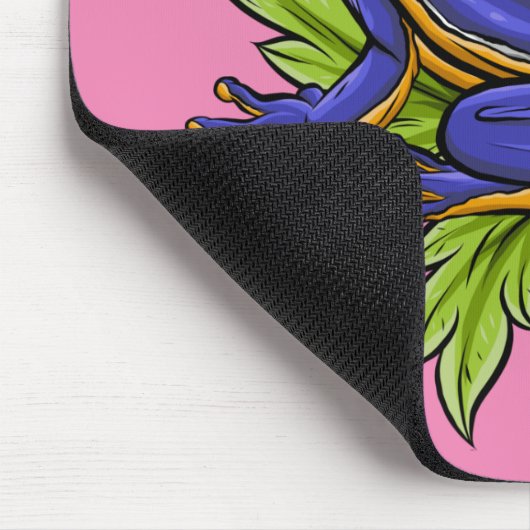 Custom Blue Frog Muismat (Hoek)