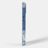 Custom Blue Jean Denim iPhone / iPad hoesje (Achterkant / Rechts)