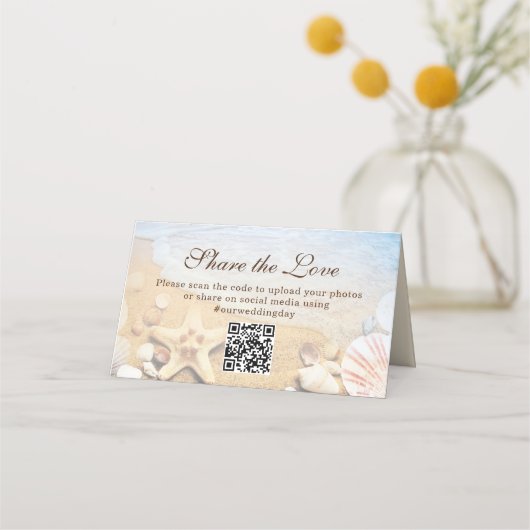 Custom Blue Ocean Tropical Beach Wedding (Achterkant)