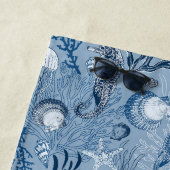Custom Blue Ocean Zee Life Strandlaken (In situ)