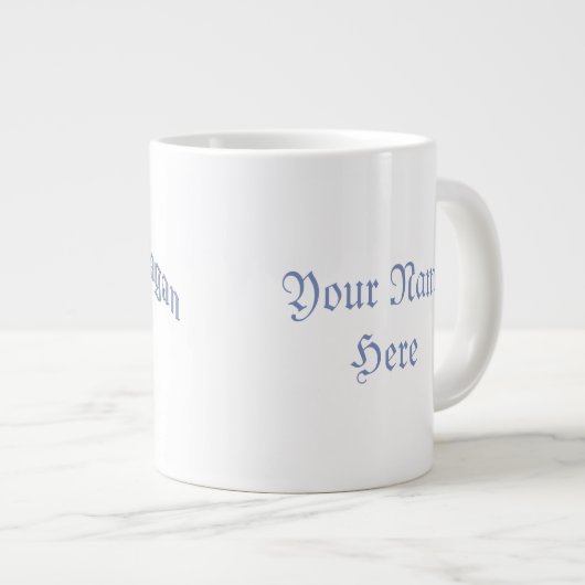 Custom Blue Pagan Pride Jumbo Mok (Voorkant rechts)