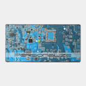 Custom Blue PCB Circuit Board for IT Pros (Recto)