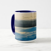 Custom Blue Ridge Mountains Virginia Mug Mok (Voorkant links)