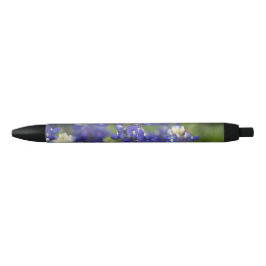 Custom Blue Spring Bluebonnet Texas State Flower Zwarte Inkt Pen
