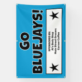 Custom Blue Team Sponsors Banner (Verticaal)