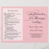 Custom_Blush Weddenprogramma (Voorkant)