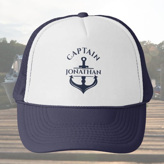 Custom Boat Captain Trucker Pet