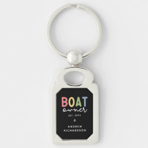 Custom Boat Owner set New Boat Owner Gift Sleutelhanger