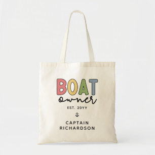 Custom Boat Owner set New Boat Owner Gifts Tote Bag