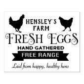 Custom Boerderij Fresh Eggs Kartonnen Stempel Kipp (Afrduk)