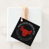 Custom Boerderij Fresh Premium Beef Business Label (In situ)