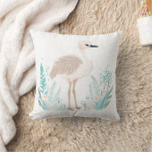 Custom Boho Baby Struisvogelkussen Pastel Groen Kussen (Deken)
