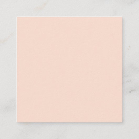 Custom Bold Geometric Company Logo Modern QR-code Vierkante Visitekaartje (Achterkant)