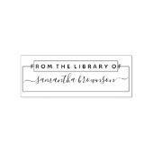 Custom book lover gift Library Rubberstempel (Afrduk)