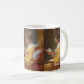 Custom Book Lover Mug – Fragonard Art (Devant droit)
