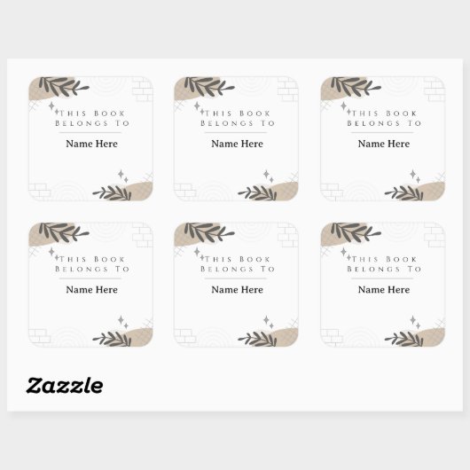 Custom Book Ownership Sticker (Vel)