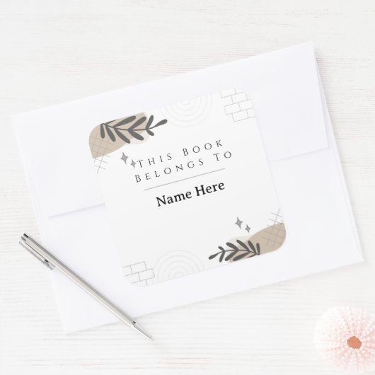 Custom Book Ownership Sticker (Envelop)