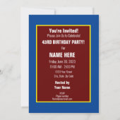 Custom Born 1980's Retro 80"s Cassettebandje Kaart (Achterkant)