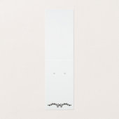 Custom Bow Leaf Zelfstandige Oorbel Display Kaart Visitekaartjes (Buitenkant ongevouwen)