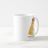 Custom Boxer Mom Mug, Personalized Boxer Dog mug (Devant droit)