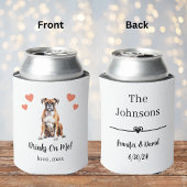 Custom Boxer Pet Wedding Koelbox Blikjeskoeler