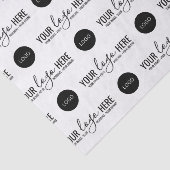 Custom Branded 2 Logo Bedrijfsverpakking Tissuepapier (Detail)