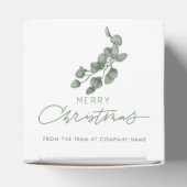 Custom Branded Bedrijfsnaam Merry Christmas Bedankdoosjes (Bovenkant)